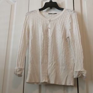 Maurices large white cardigan